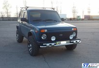 Lada Niva та Urban 1977- Front Bar ST015 (Stainless Steel) photo 3