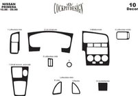Nissan Primera P11 1996-2002 Dashboard Trim Covers (1996-1999) Aluminum photo 3