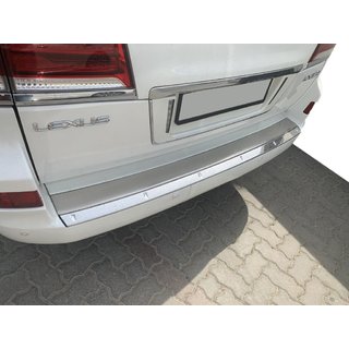 Rear Bumper Insert Chrome (2012-2015) Lexus LX570/450d 2008-2022 photo 2