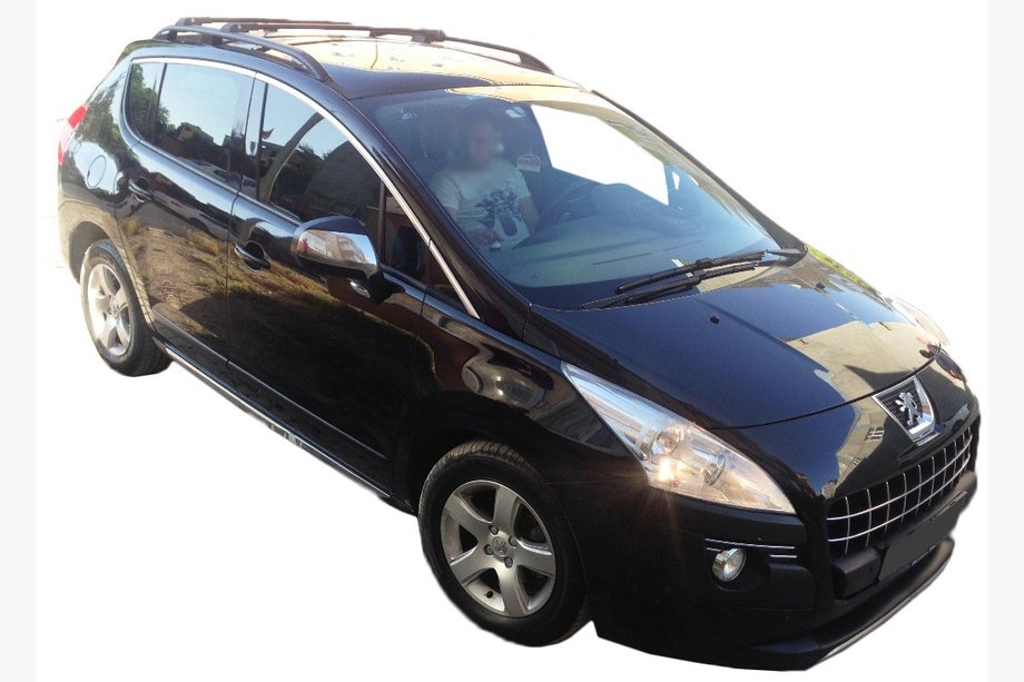 Peugeot 3008 2008-2016 Roof Rails Skyport BLACK Image