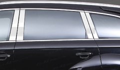 Audi Q7 2005-2015 Stainless Steel Door Pillar Trim photo 4
