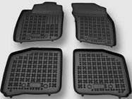 Volkswagen Caddy 2004-2010 Rubber floor mats with edge (4 pcs, RezavPlast) photo 1