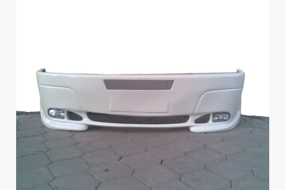 Volkswagen LT 1995-2006 Front bumper lip with 2 headlight cutouts (primed for painting) Image
