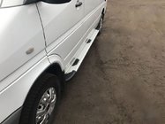 Mercedes Sprinter W901/902/903/904/905 1995–2006 Side Steps Bosphorus OLD Grey (2 pcs, Aluminum) photo 1