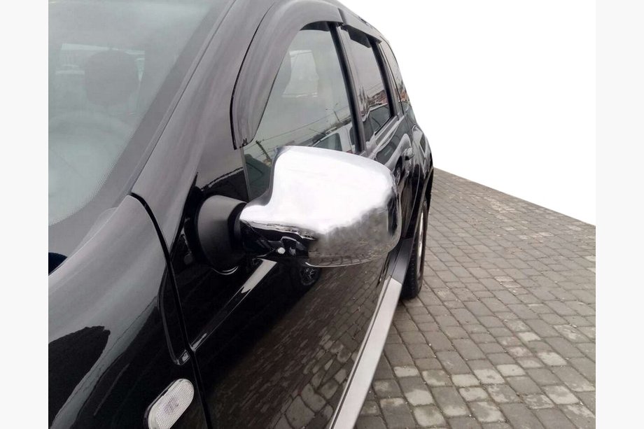 Renault Duster 2008–2017 Chrome Mirror Covers (2 pcs) V-2 Image