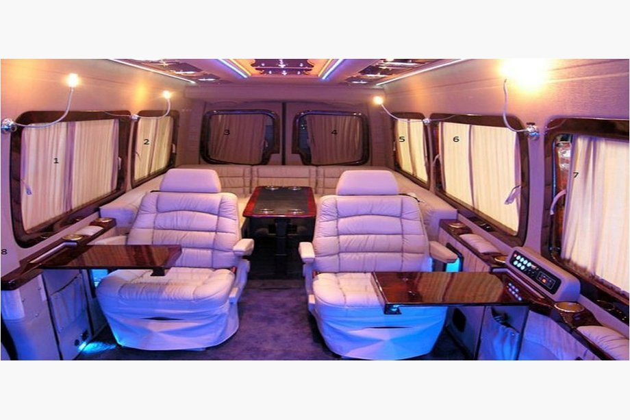Mercedes Sprinter W906 2006–2018 Window Frames Wood Finish Image