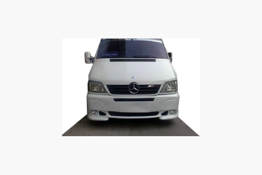Mercedes Sprinter W901/902/903/904/905 1995–2006 Front bumper trim for 2 headlights (CDI, paintable) Photo 2