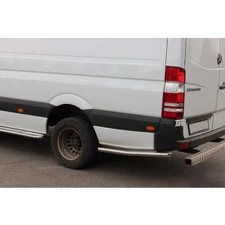 Side pipes behind rear wheel (2 pcs, stainless steel) photo 1