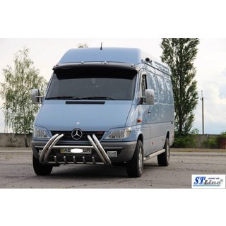 Kelebek WT011 Stainless Steel Bull Bar Mercedes Sprinter W901/902/903/904/905 1995–2006 photo 3