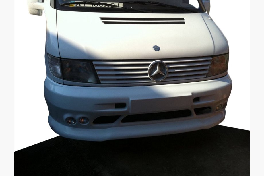 Mercedes Vito W638 1996-2003 Front bumper lip for 4 fog lights (primed for painting) Image