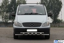 Mercedes Viano 2004-2014 Front Bar Shark ST015 (Stainless Steel) photo 2