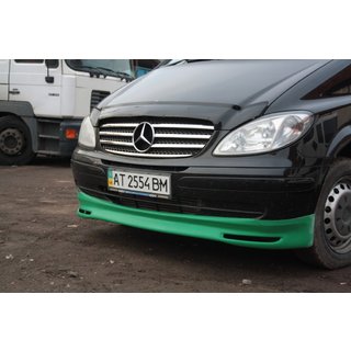 Front Bumper Lip Brabos Style (primed for painting) Mercedes Viano 2004-2014 photo 2