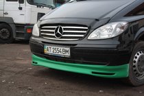 Mercedes Viano 2004-2014 Front Bumper Lip Brabos Style (primed for painting) photo 2
