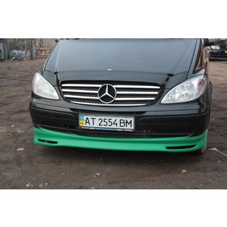 Front Bumper Lip Brabos Style (primed for painting) Mercedes Viano 2004-2014 photo 3
