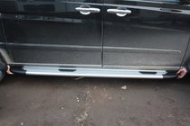 Mercedes Vito W639 2004-2014 Side Steps Bosphorus OLD Grey (2 pcs, Aluminum) Long (ExtraLong) photo 2
