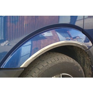 Narrow Stainless Steel Fender Trims (4 pcs) Volkswagen Crafter 2006-2016 photo 2
