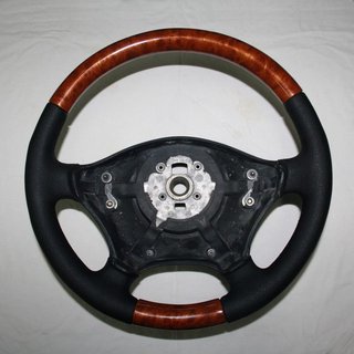 Steering Wheel (Leather ↗ Wood) Mercedes Viano 2004-2014 photo 1