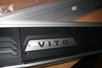 Mercedes Vito W638 1996-2003 Side Steps RedLine Black (2 pcs, Aluminum) photo 2