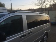 Mercedes Vito W639 2004-2014 Roof Rails Chrome CAN Original Design (Metal Feet) photo 3