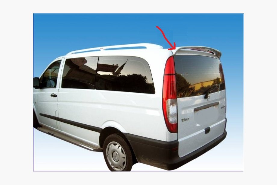 Mercedes Viano 2004-2014 Ajakli Spoiler (primed for painting) Photo 2