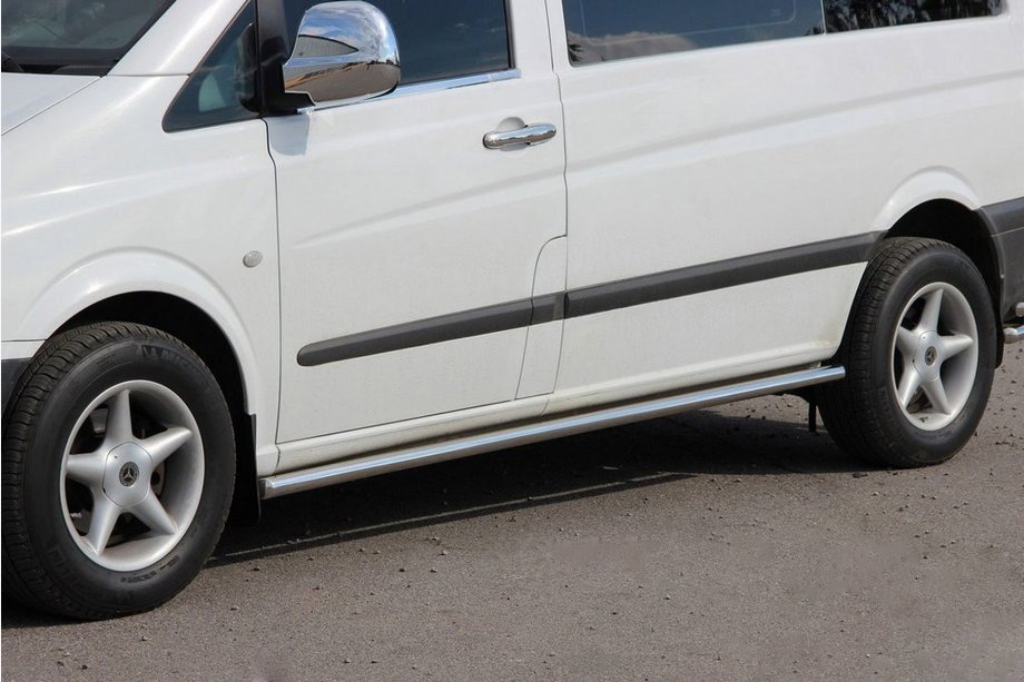 Mercedes Viano 2004-2014 Side Bars BB001 (2 pcs, Stainless Steel) Image