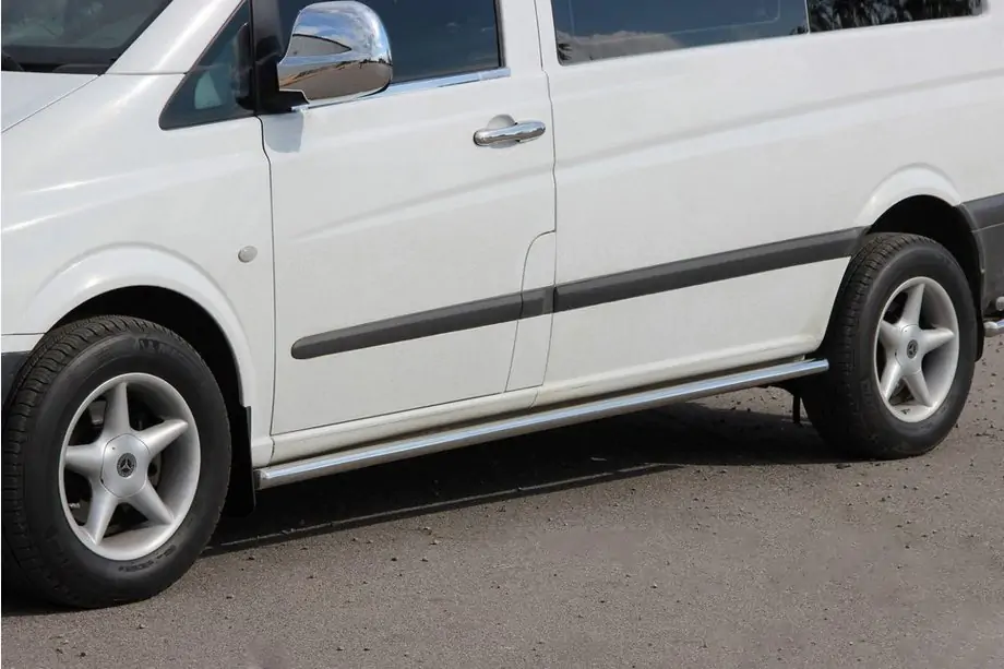 Mercedes Vito W639 2004-2014 Side Bars BB001 (2 pcs, Stainless Steel) Image