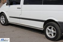 Mercedes Viano 2004-2014 Side Bars BB001 (2 pcs, Stainless Steel) photo 2