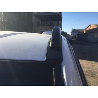Black Roof Rails Skyport (Solid Metal) Mercedes Viano 2004-2014 photo 4