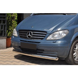 Front Bar ST008 (Stainless Steel) Mercedes Vito W639 2004-2014 photo 1