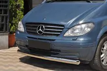 Mercedes Vito W639 2004-2014 Front Bar ST008 (Stainless Steel) photo 1