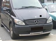Mercedes Viano 2004-2014 Front Bar ST014 (Stainless Steel) 60/42mm photo 6