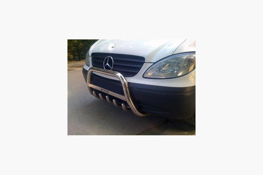 Mercedes Viano 2004-2014 Bull Bar WT003/004 (Stainless Steel) Image