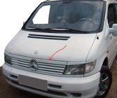 Mercedes Vito W638 1996-2003 Grille trim strip (plastic) Black Matte photo 1