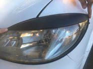 Mercedes Vito W639 2004-2014 Headlight eyebrows straight (2004-2010, 2 pcs, plastic) Black Matte photo 6