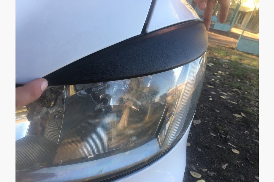 Mercedes Vito W639 2004-2014 Headlight eyebrows straight (2004-2010, 2 pcs, plastic) Photo 7