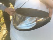 Mercedes Vito W639 2004-2014 Headlight eyebrows straight (2004-2010, 2 pcs, plastic) Black Matte photo 8