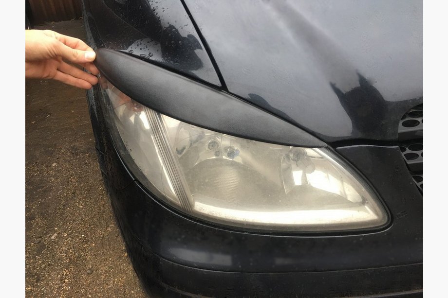 Mercedes Vito W639 2004-2014 Headlight eyebrows straight (2004-2010, 2 pcs, plastic) Photo 16
