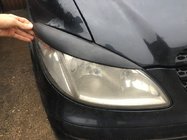 Mercedes Vito W639 2004-2014 Headlight eyebrows straight (2004-2010, 2 pcs, plastic) Black Matte photo 16