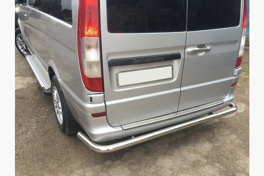 Mercedes Viano 2004-2014 Rear Bar AK005 (Stainless Steel) Image