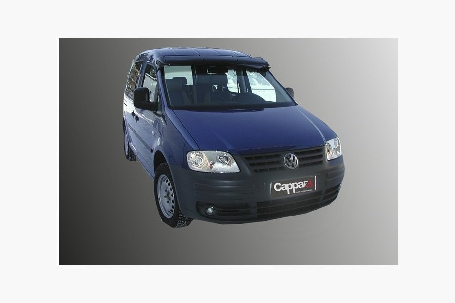 Volkswagen Caddy 2004-2010 Windshield Visor (black gloss, 5mm) Image
