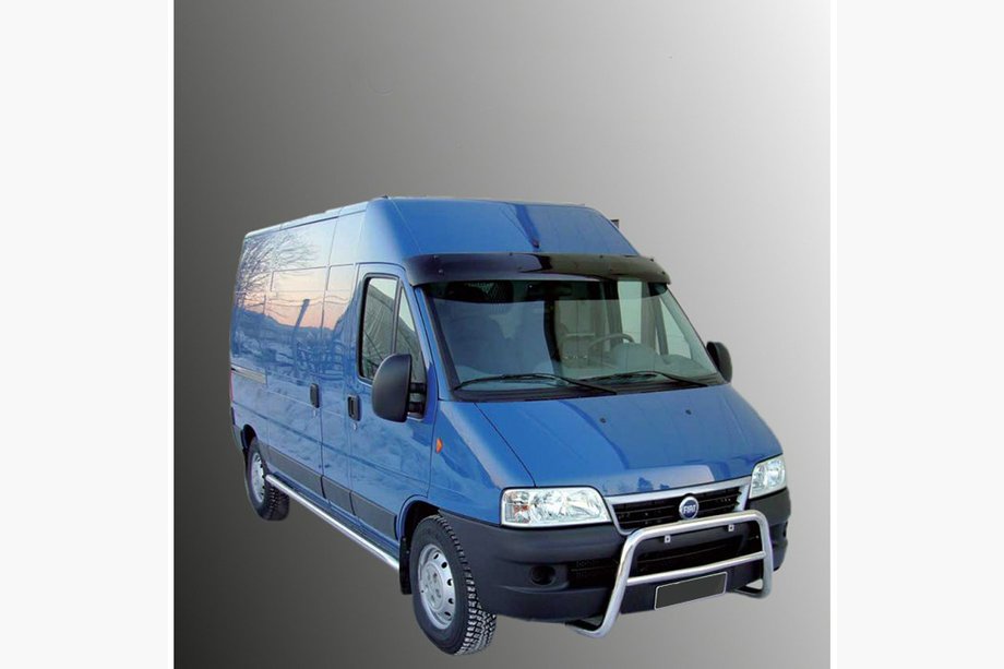 Fiat Ducato 1995-2006 Windshield visor (black gloss, 5mm) Image
