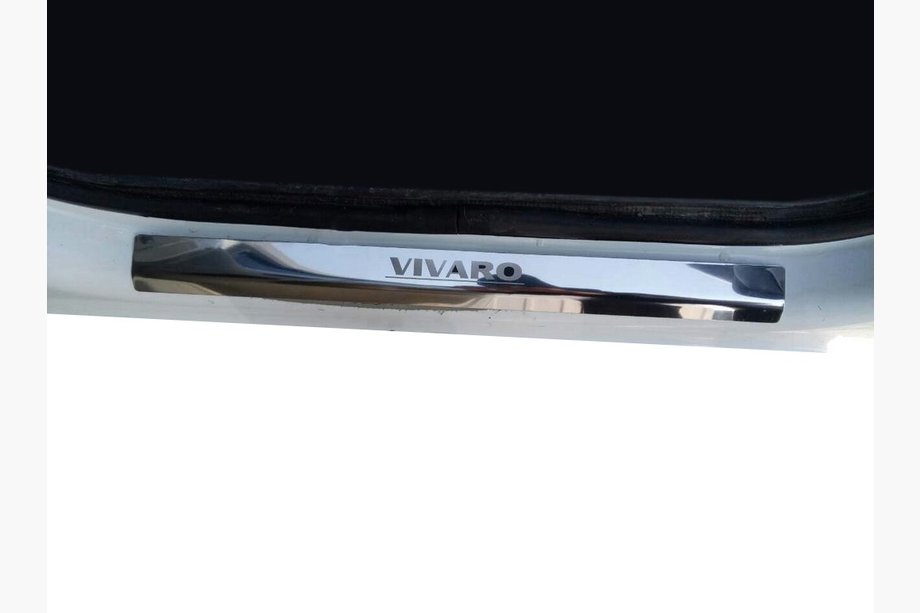 Opel Vivaro 2001–2015 Door Sill Covers Laser-Style (2 pcs, Steel) Image