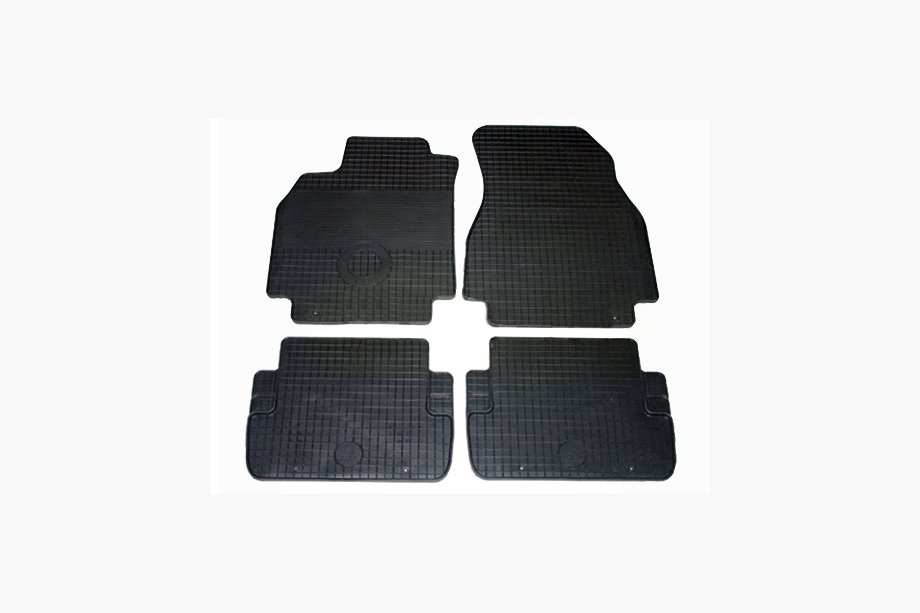 Renault Megane II 2004-2009 Original Rubber Floor Mats (4 pcs, Doma) Image