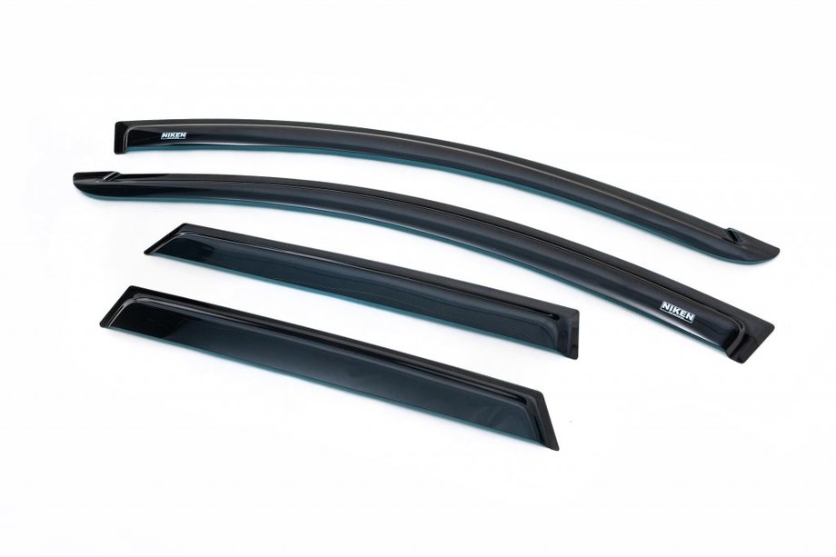 Mazda 3 2009-2013 Window Deflectors HB (4 pcs, Niken) Image