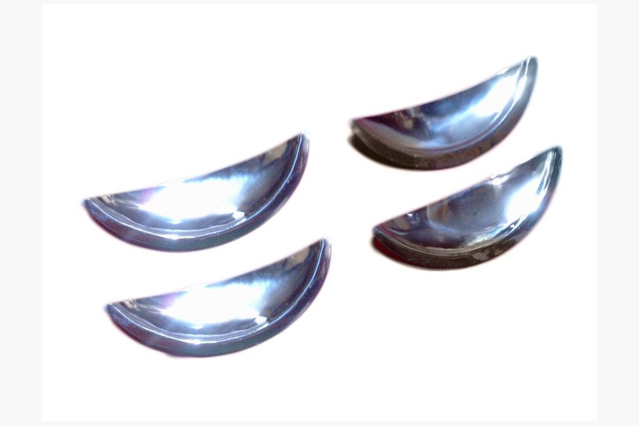 Renault Duster 2008–2017 Chrome Handle Inserts (4 pcs, Stainless Steel) Image