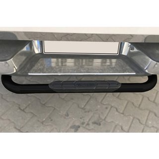 Rear bumper guard Omsa (black, 76mm)