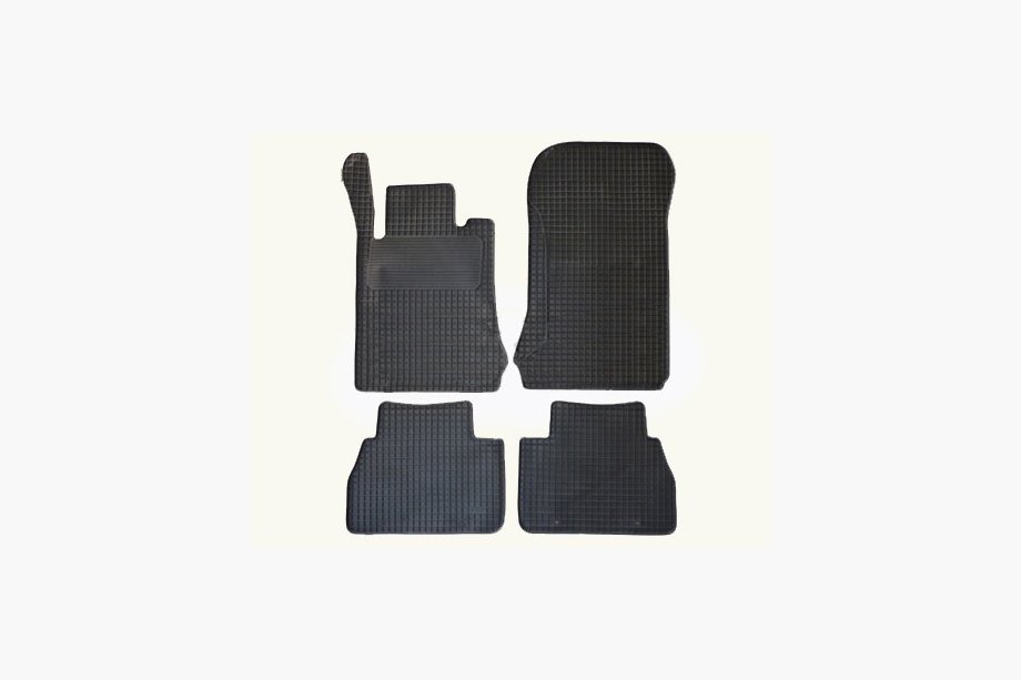Mercedes E-class W210 1995-2002 Original Rubber Floor Mats (4 pcs, Doma) Image