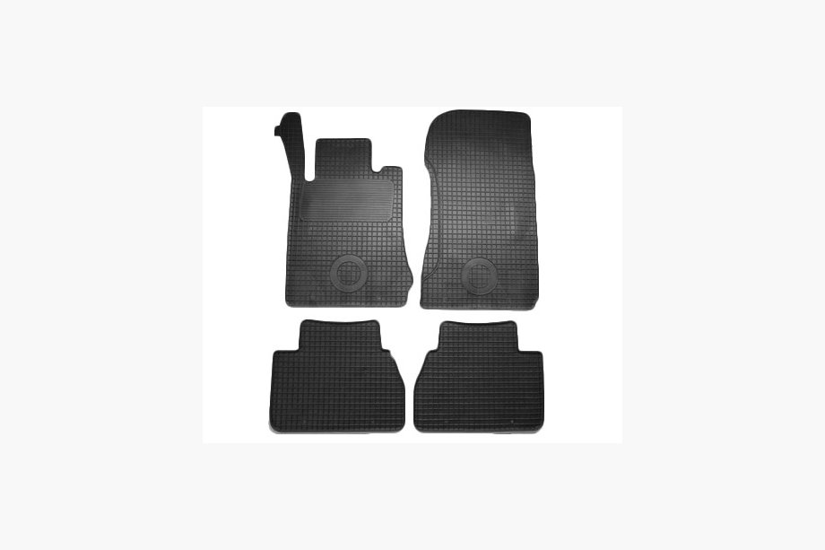 Mercedes E-class W211 2002-2009 Original Rubber Floor Mats (4 pcs, Doma) Image