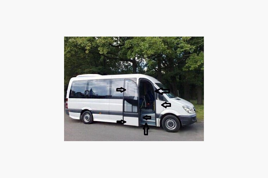 Volkswagen Crafter 2006-2016 Passenger Door Kit Image