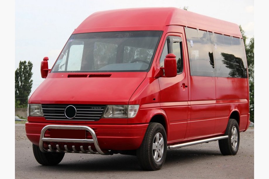 Mercedes Sprinter W901/902/903/904/905 1995–2006 Bull Bar WT008 (Stainless Steel) Image